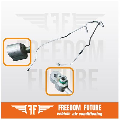 อลูมิเนียม Discharge A/C pipeline 7L6820722F เหมาะสําหรับ 03-10 Volkswagen Touareg Audi Q7 4.0L